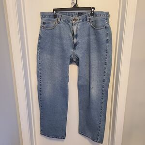 Vintage Faded Glory Jeans Mens 42x32 Medium Wash 100% Cotton Straight Leg Skater